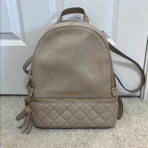 Michael Kors leather backpack